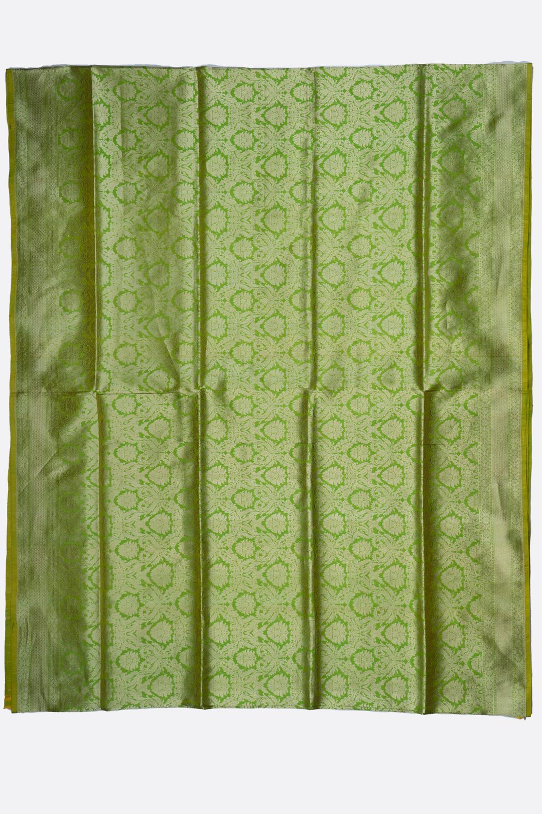 Green Woven Banaras Saree ES0476