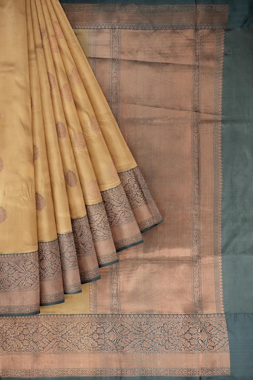 Sandal Woven Banaras Saree BS0974