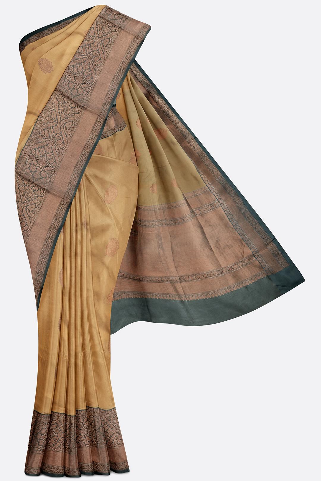 Sandal Woven Banaras Saree BS0974